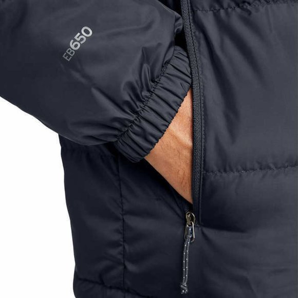 Eddie Bauer Men’s Hooded Down Jacket - Picture 5 of 7